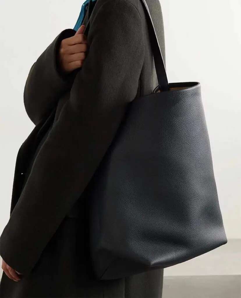 NS Park Cowhide Bucket Women 2023 New Designer Handbags Soft Real Leather One Shoulder Bags Large Capaity Tote Bag
