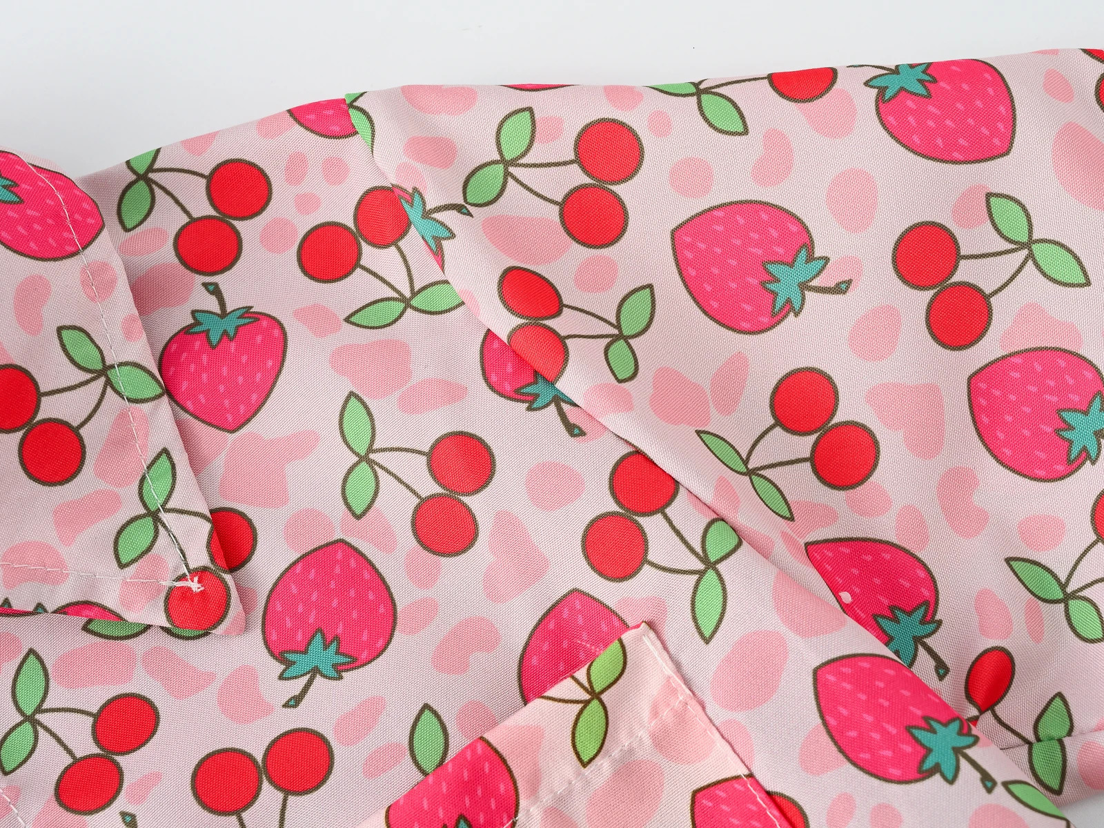 summer girls and young children casual cute sweet multicolor printing fashion short sleeve baby thin Korean shirt wholesale. 250515