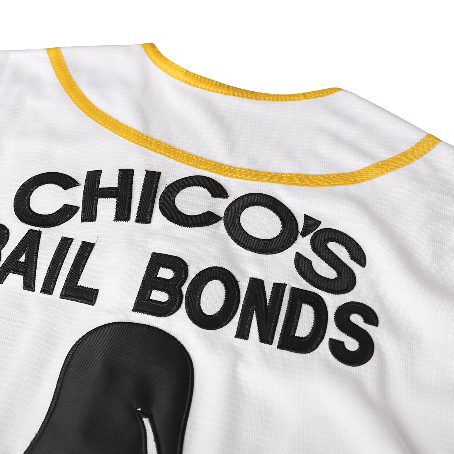 BEARS 3 CHICO'S BAIL Bonds LEFFREEDDOMRING In Stock Wholesale Black White Yellow Baseball Jeresys Quick Drying Moisture Conducting ,Quick Dry No 
