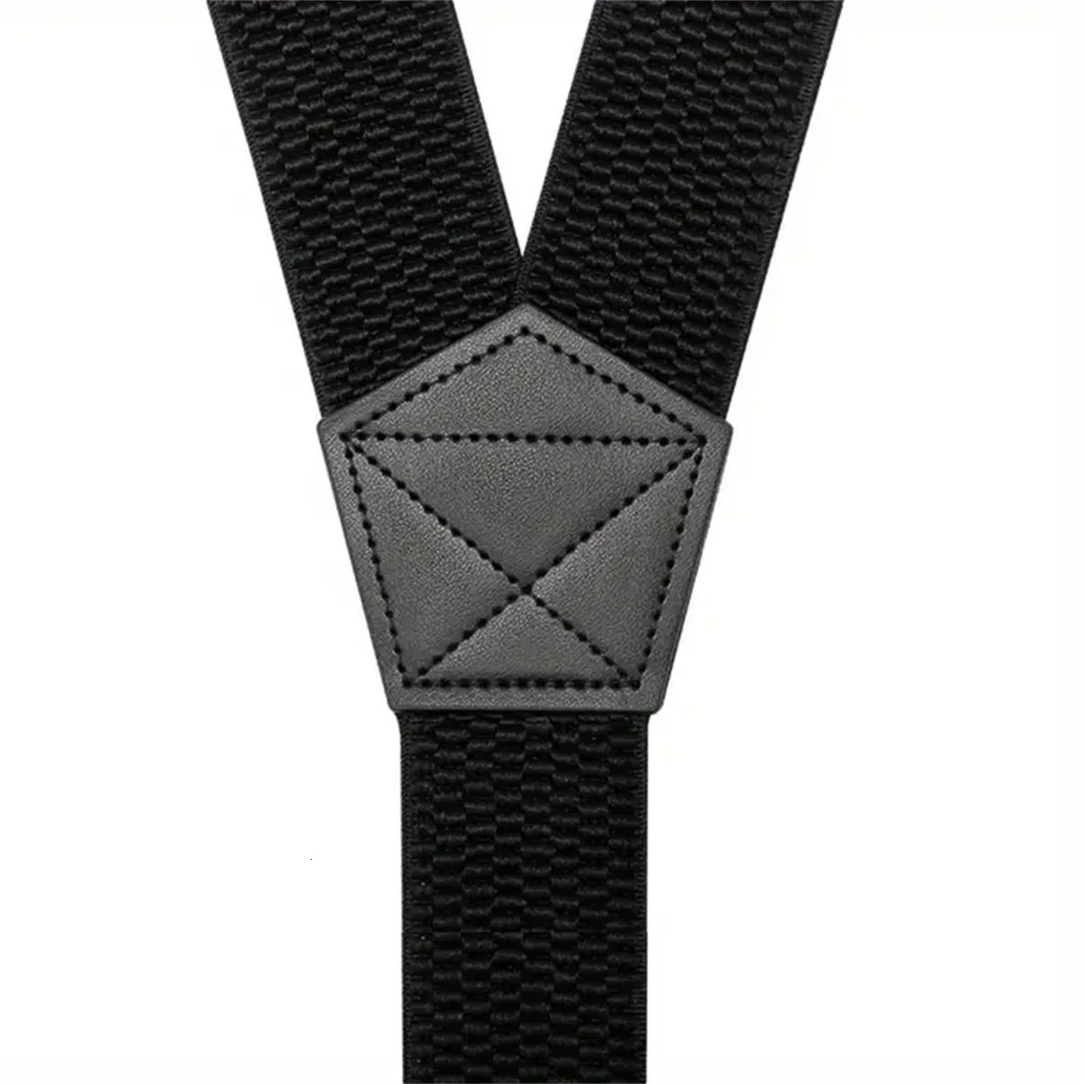 Mens Heavy Duty Y-Straight Suspenders with 3 Durable Clips - Adjustable Elastic Waistband for Work and Outdoor Wear 250515
