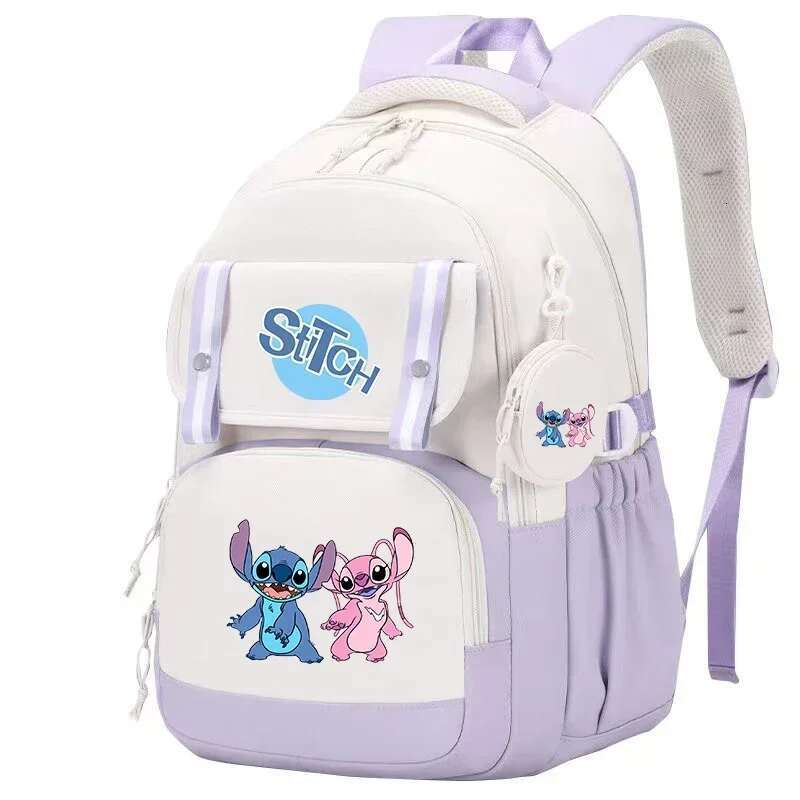 Large Capacity Backpack, Multiple Pocket Preppy Schoolbag, Cartoon Anime Daypack, Travel Commute Knapsack With Coin Purse