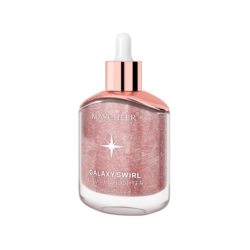 MAYCHEEER 4 colors Liquid highlighter Body contouring flowing light shining high gloss liquid skin diamond shin soft and smooth texture All-day sparkl