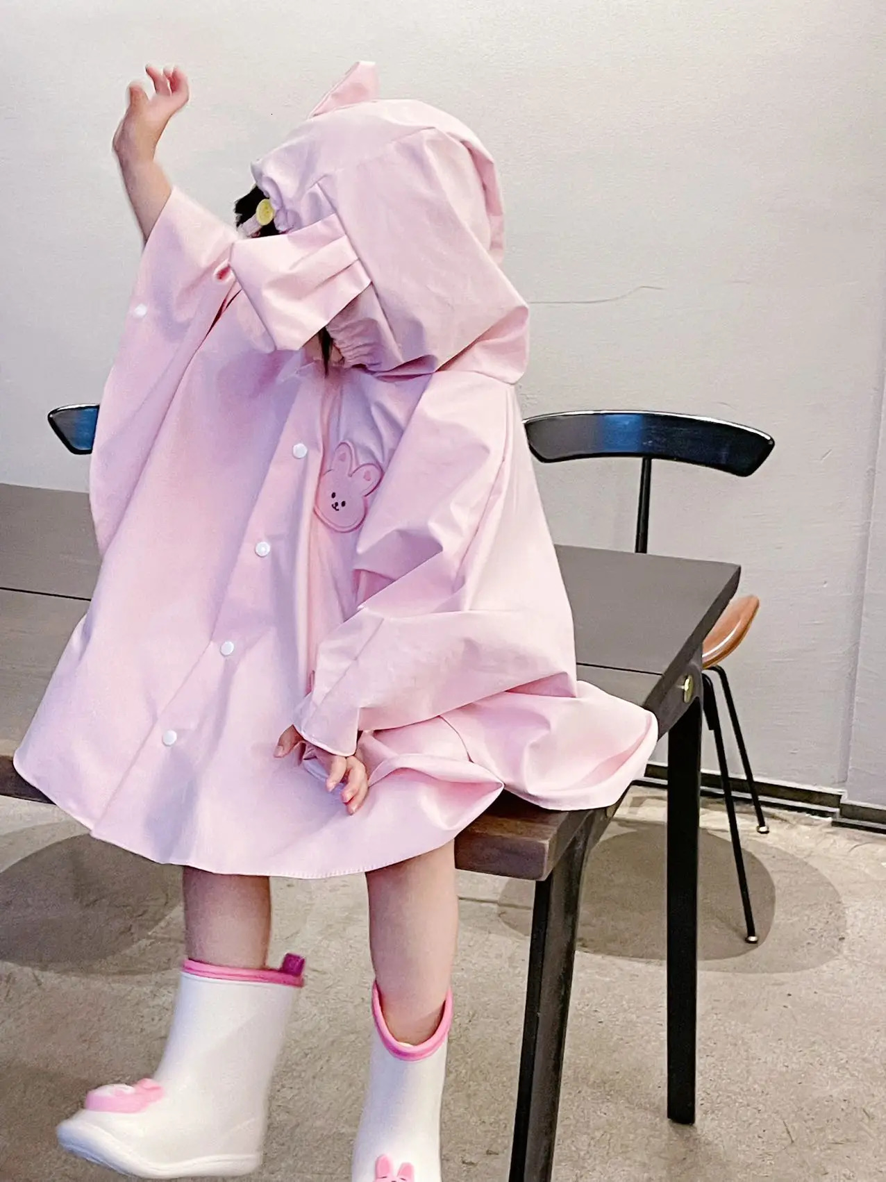 Cartoon Childrens Raincoat Hooded Cloak Cartoon Raincoat Portable Raincoat For Primary School Students and Kindergarten 250515