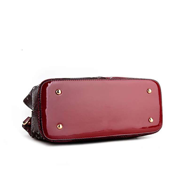 New Large Capacity Women PU Leather Ladies Handbags And Purse Fashion Shiny Girls Shoulder Messenger Bag Female Tote