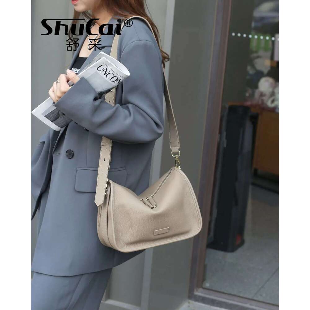 Genuine Ladies Pillow Fashion Large Capacity Single Shoulder Crossbody Soft Leather Designer Bag Handbags