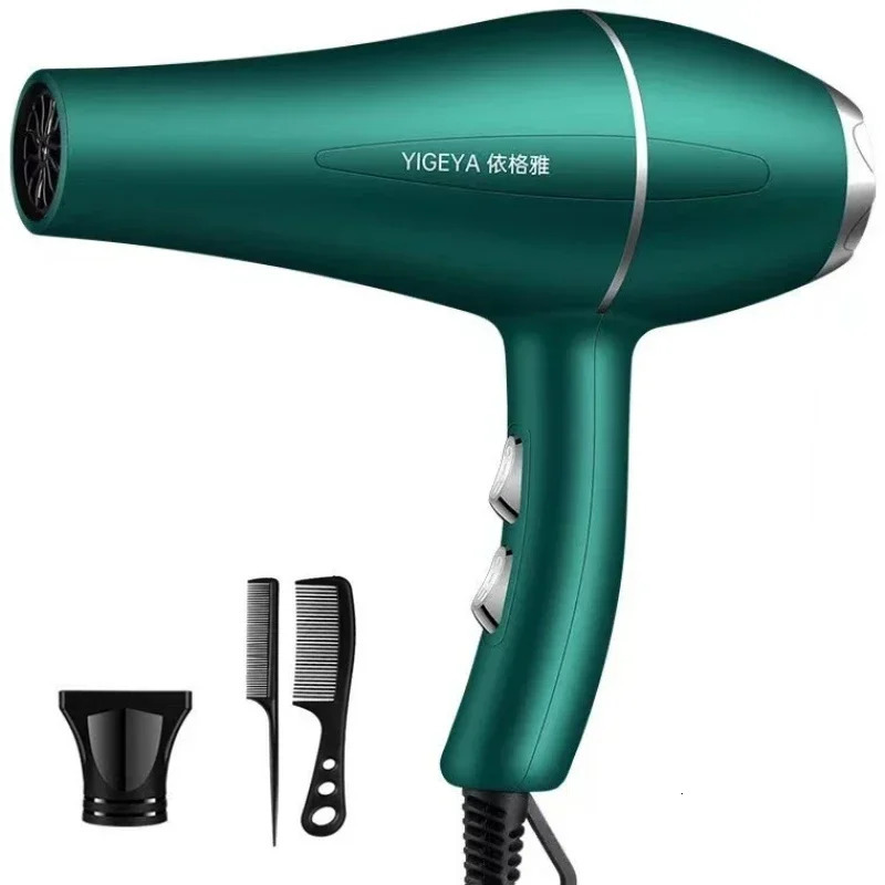 220V Hair Dryer Professional 1200W Gear Strong Power Blow Hair Dryer Brush For Hairdressing Barber Salon Tools Hair Dryer Fan 250513