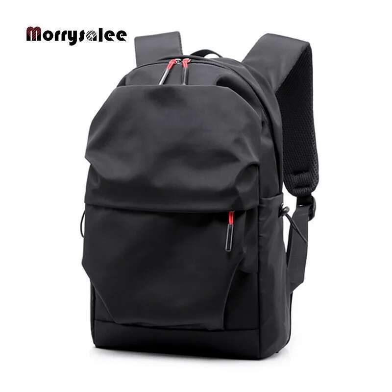 New Men For 15.0 Inches Laptop 2024 Back Pack Large Capacity Students Backpack Pleated Casual Style Bag Water