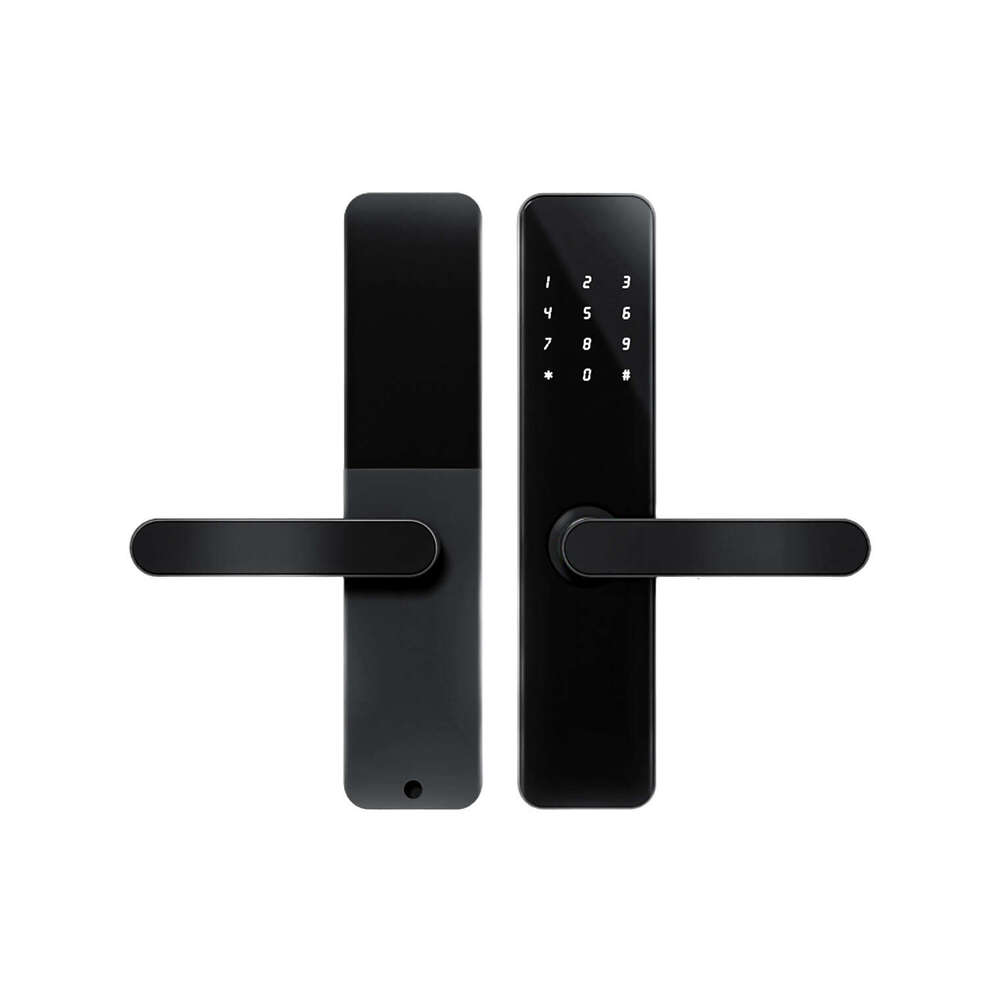 Wooden door lock, fingerprint lock and graffiti smart lock TUYA B&B rental password lock