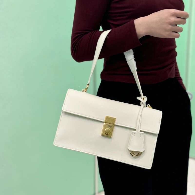Tofu Bags Square One Shoulder Crossbody Designer Fashion Commuter High Quality Genuine Leather Women's Bag