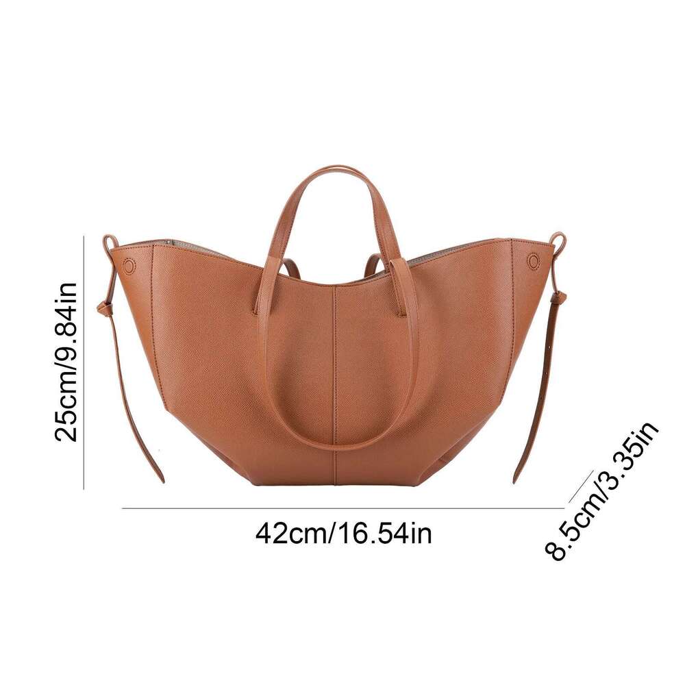Fashion Design PU Leather Shoulder Large Capacity Tote Women Handbag Purse Female Underarm Bag Travel Totes
