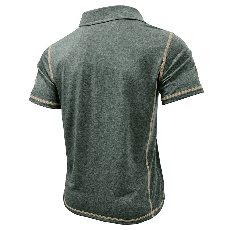 2025 Summer Men's New Short Sleeve Collar Designer Designs Fashionable Polo Shirt