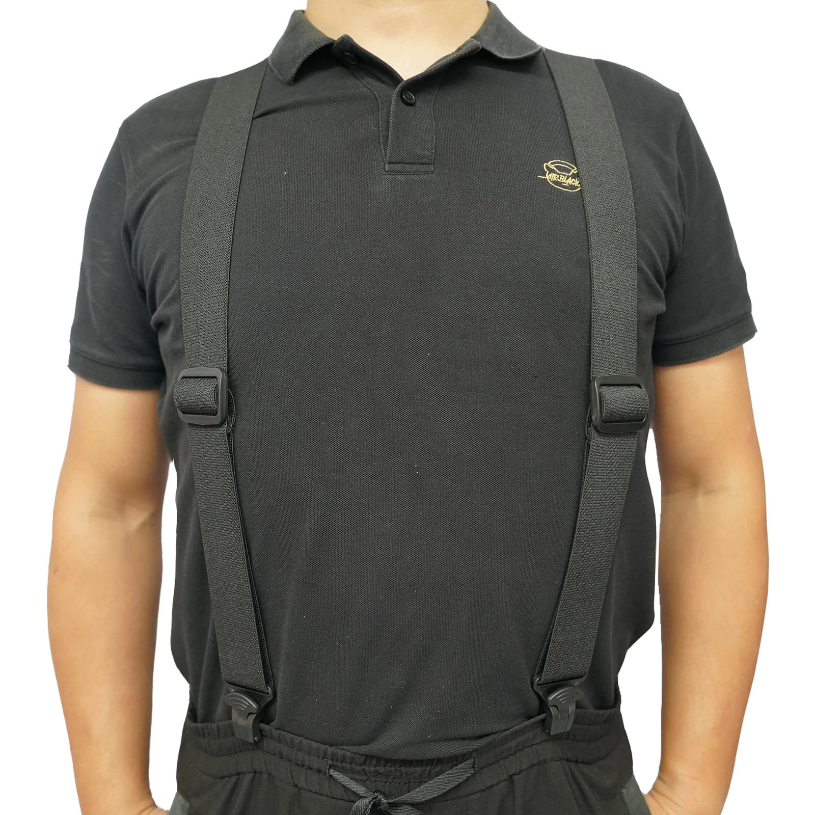 Melo Tough Y back suspenders airport friendly SuspendersNO buzz with Plastic Clip 1.5 inch fully elastic braces 250515