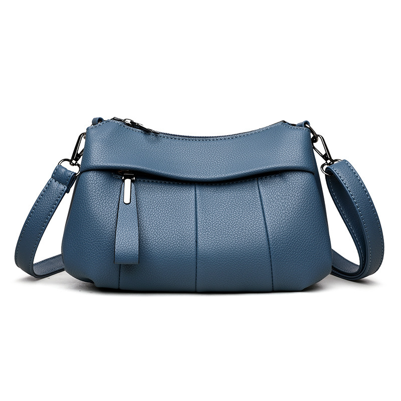 New Fashion Crossbody Bag Retro High end Atmospheric Texture Women's Soft Leather New Bag Women's Crossbody Bag Fashion Simple Women's 