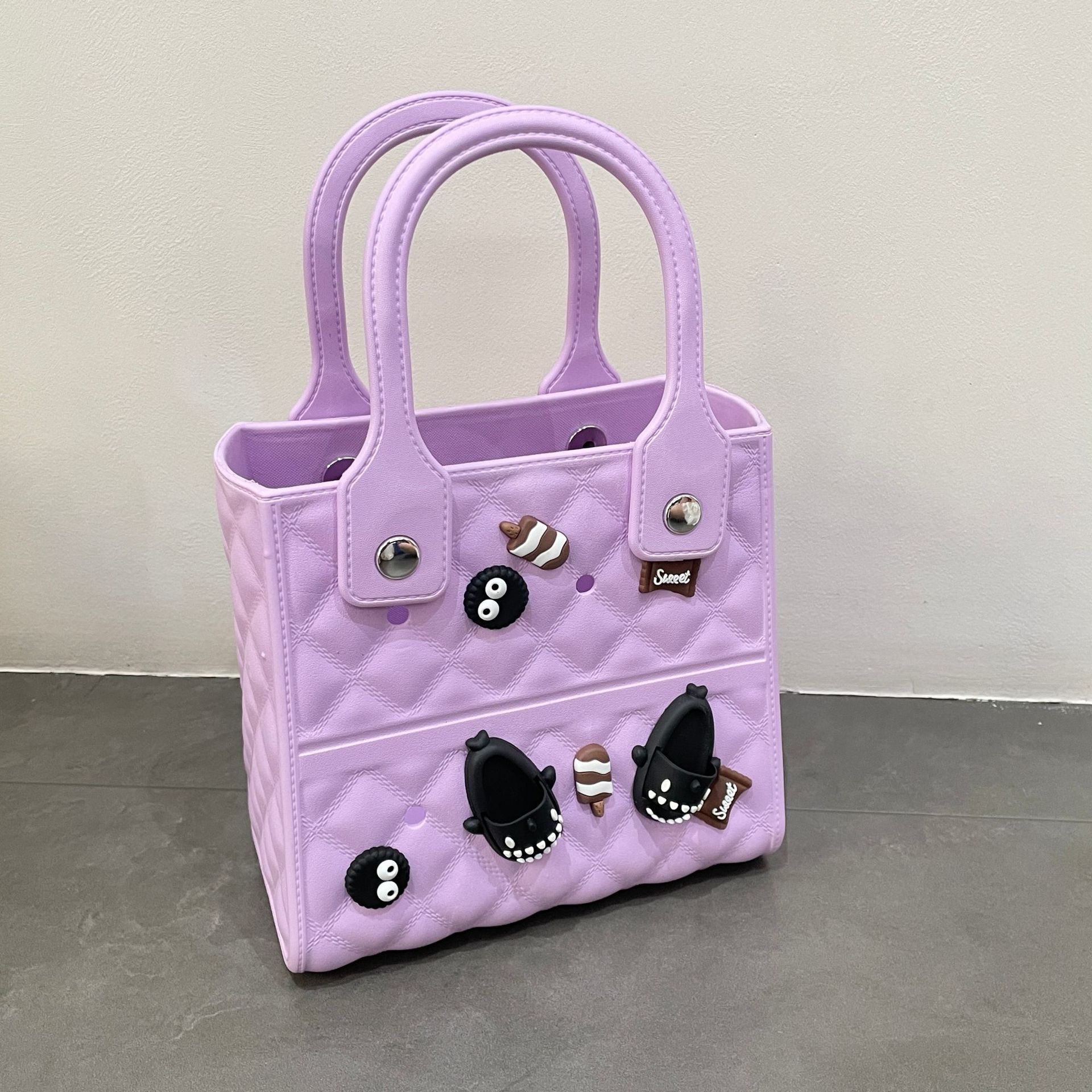 EVA Cave New Ins Beach High Beauty DIY Accessories Small Square Bag Waterproof Handbag