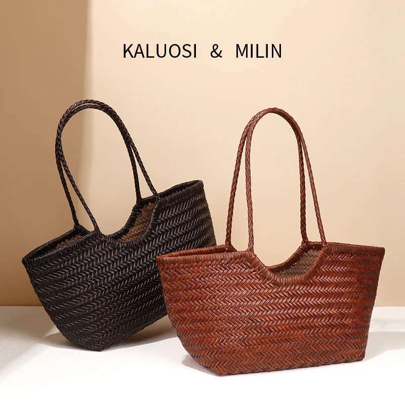 Bags Women Tote Bag Shoulder Woman 2024 Women's Handbags Eco Designer Beach Peddler Sale Handbag Hand Design Original New