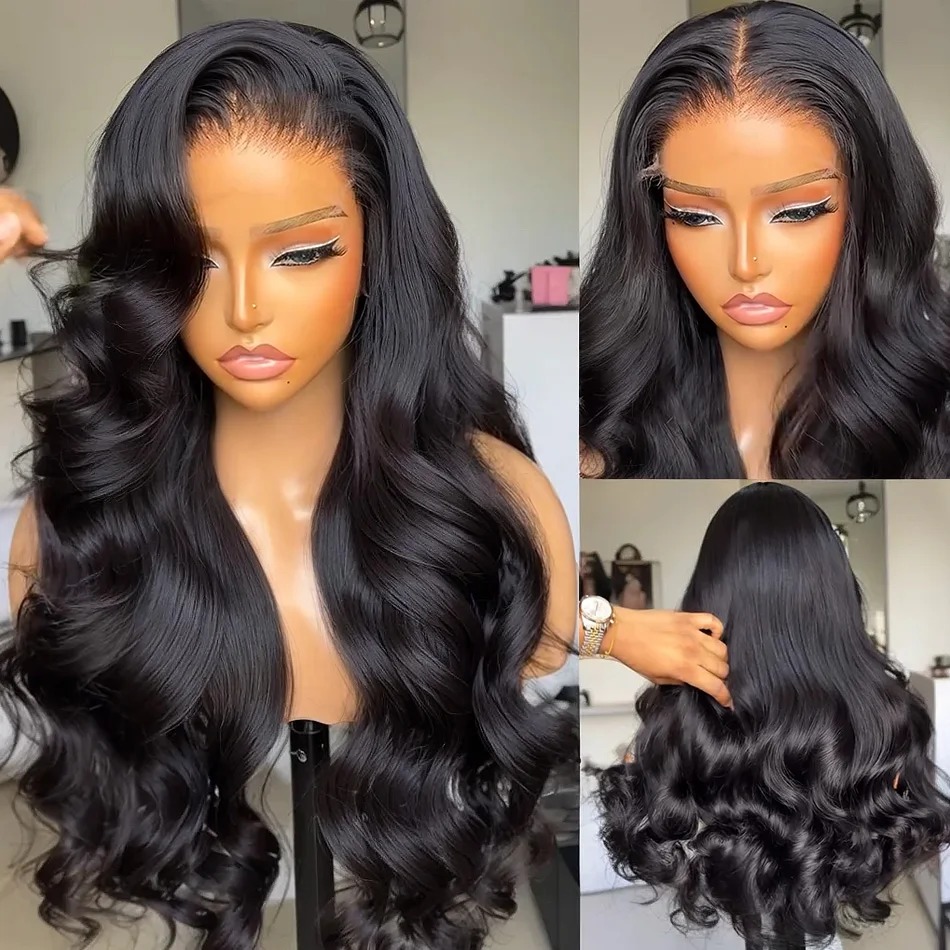 30 32 Inch 13x6 Body Wave Wigs Human Hair Pre Plucked 13x4 Lace Wigs Brazilian Remy Wigs synthetic lace front wigs For Black Women