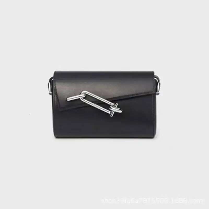 Niche Fashion Genuine Leather Women's Brand Lock Box Buckle Single Shoulder Small Square Bag Armpit Crossbody For Men