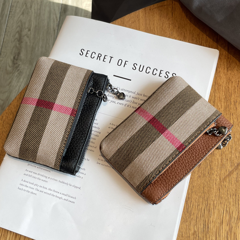 Small wallet, women's coin purse zipper compact mini new genuine leather fashionable and niche New Free Delivery Designer Bag