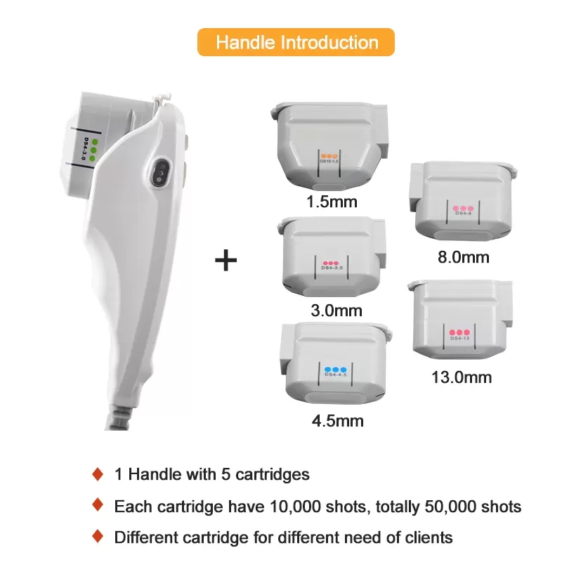 Hot sales hifu machine Ultrasound Skin Tightening 7D 12D hifu machine Anti Wrinkle 1 years warranty logo customization