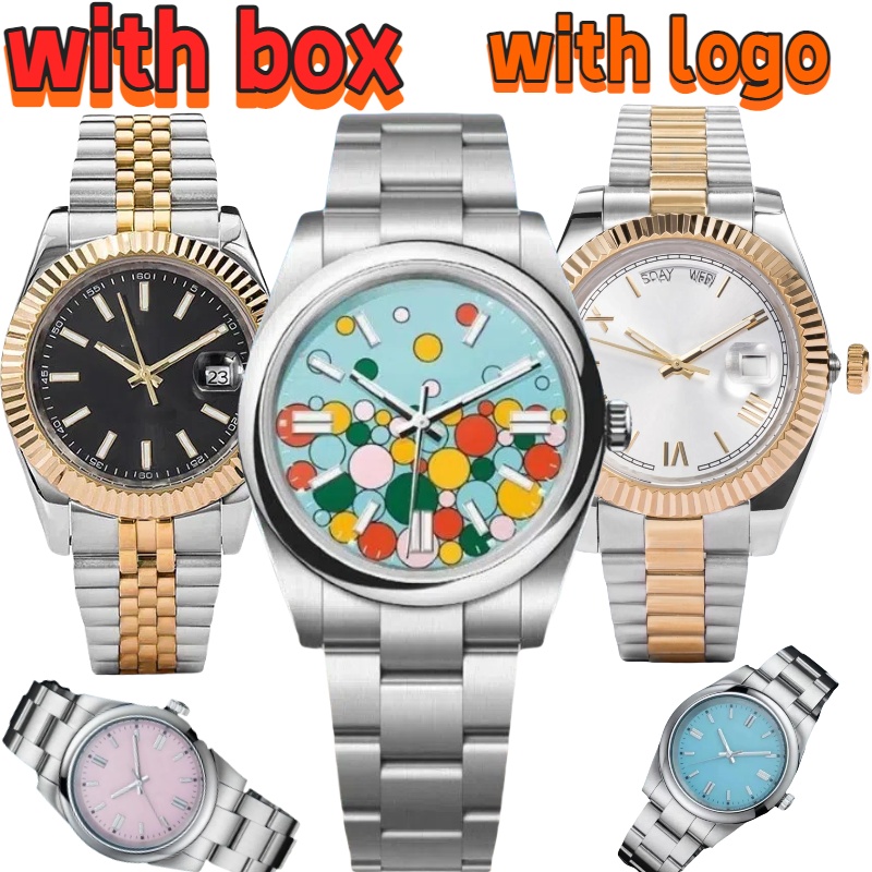 watch women daydate watch men AAA luxury Designer watch 2813 Perpetual automatic mechanical stainless steel wrist sapphire glass 36/41mm watch with logo