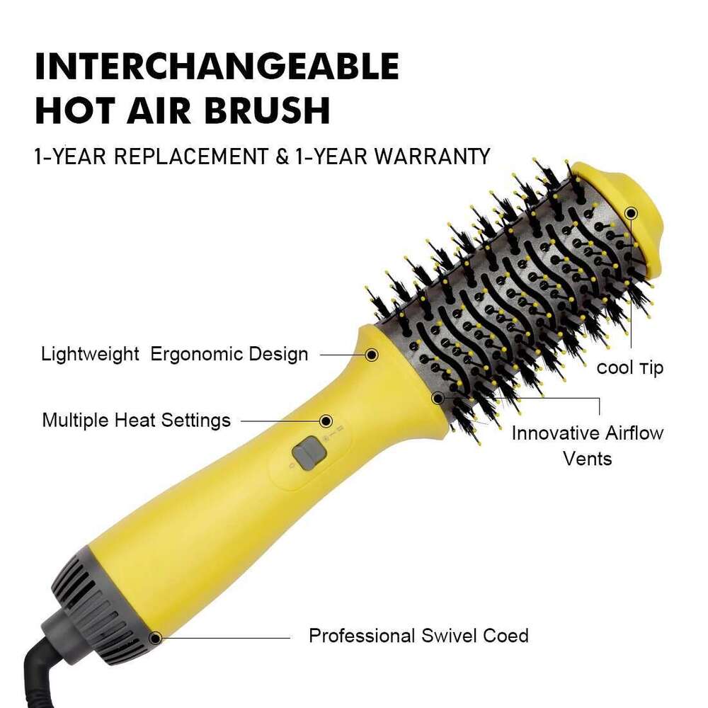 Hot air comb negative ion hairstyle comb, dual-purpose multifunctional hair dryer, for female friends, Mother's Day gift
