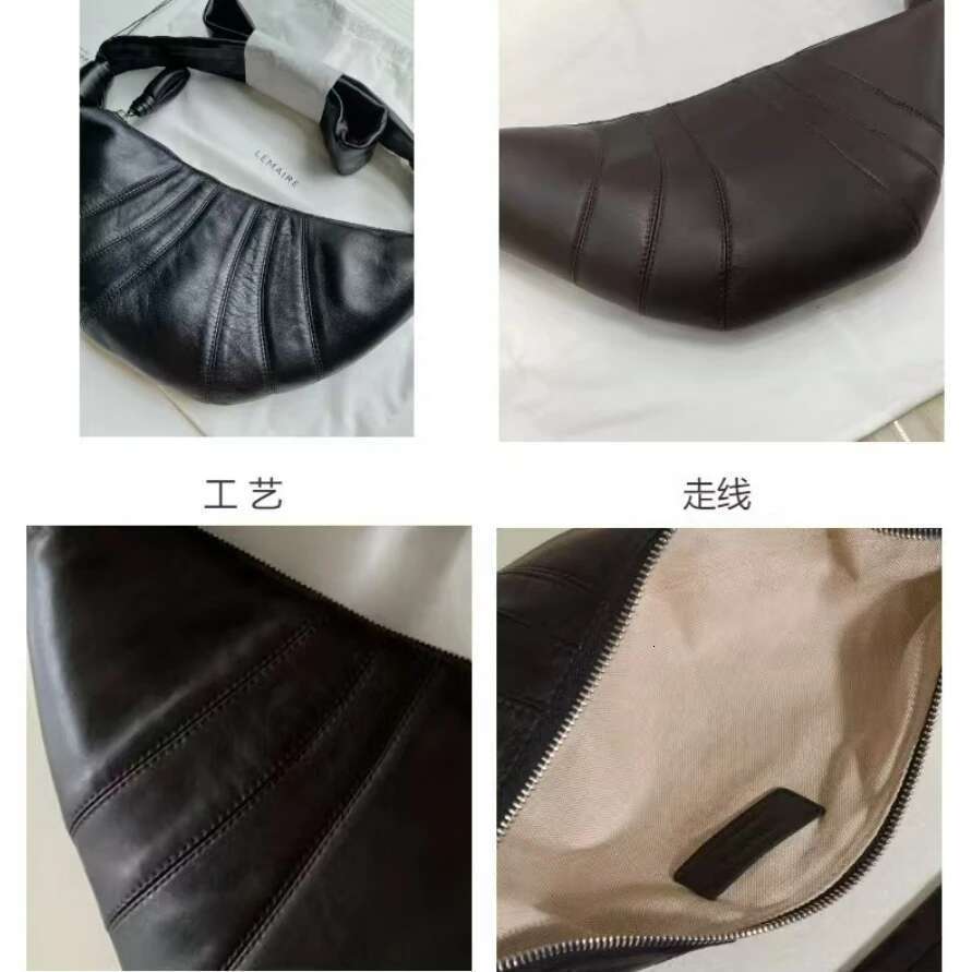 HOT 2025 LE Horn Bun, niche texture, can be sung, dumpling crossbody chest bag, Meilad fashionable retro women's bag
