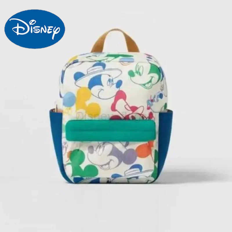 Disney Printed Cartoon Mickey Childrens Backpack Fashion Boutique Design Baby Kinderganter Schoolbag Kids Girl Boy Accessory BagXJ250515