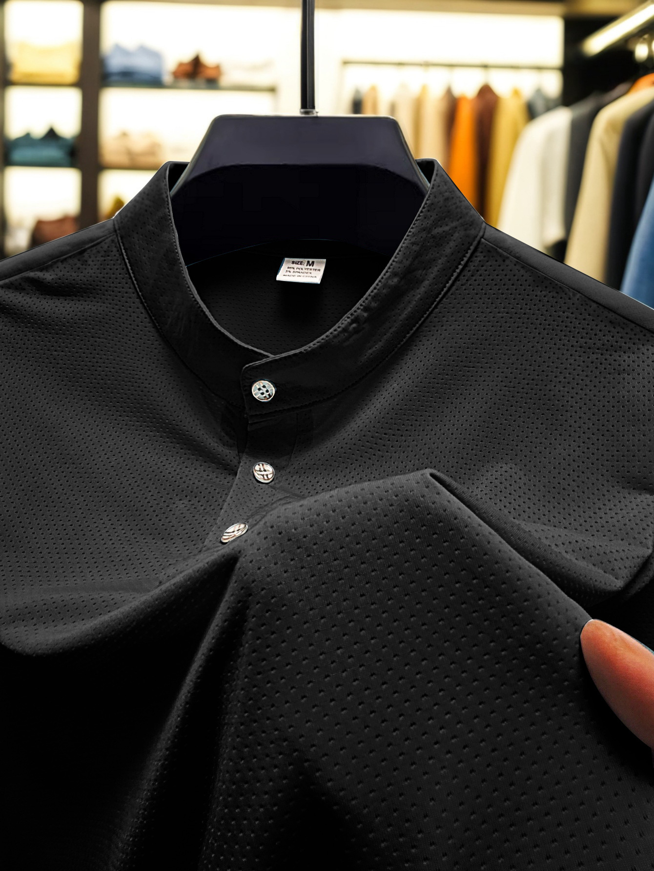 Ins Summer Quick Sale Collar Jacquard Men's Sports Polo Shirt Top Designer Clothes