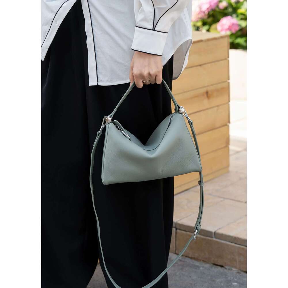 genuine leather fashion women shoulder crossbody gray bag yellow designer soft cowhide ladie handbag female apricot white