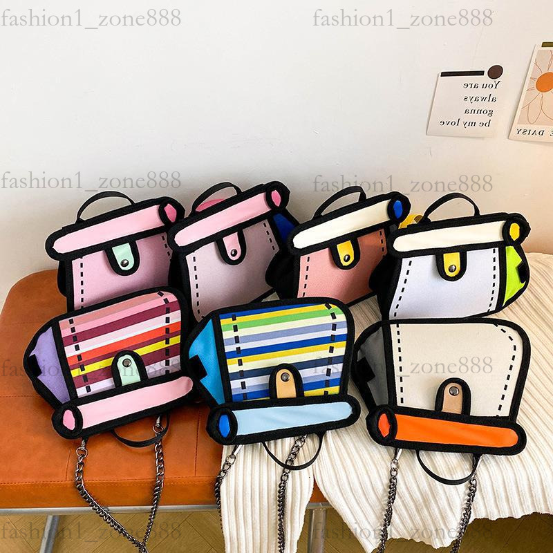Super Cute Designer Bag Fashion 2D Cartoon Tote Bag High Quality Canvas Handbag Luxury Mini Shoulder Bags Outdoor Beach Party Holiday Gift Summer Godd