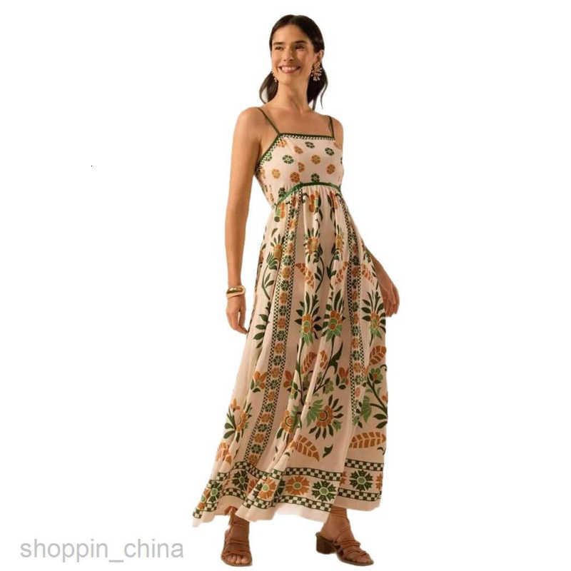 Women Dresses summer new floral printed camisole dress with vacation women's clothing