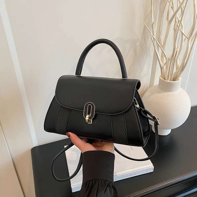 2025 Minimalist Square Bag With Top Handle, Convertible Shoulder & Crossbody Purse For Women, Casual Chic Unique Design