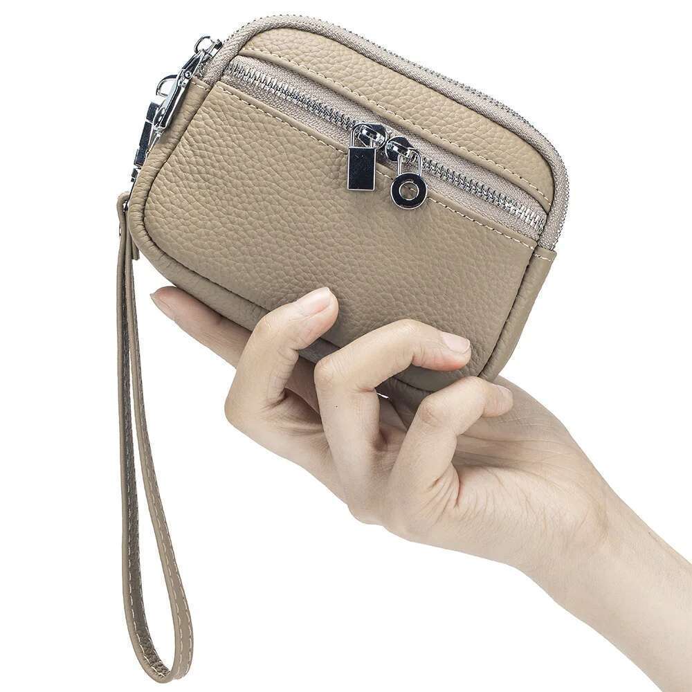 Leather Mini Change Mouth Red Men's And Women's Storage Earphone Candy Coin Bag Wholesale Purse