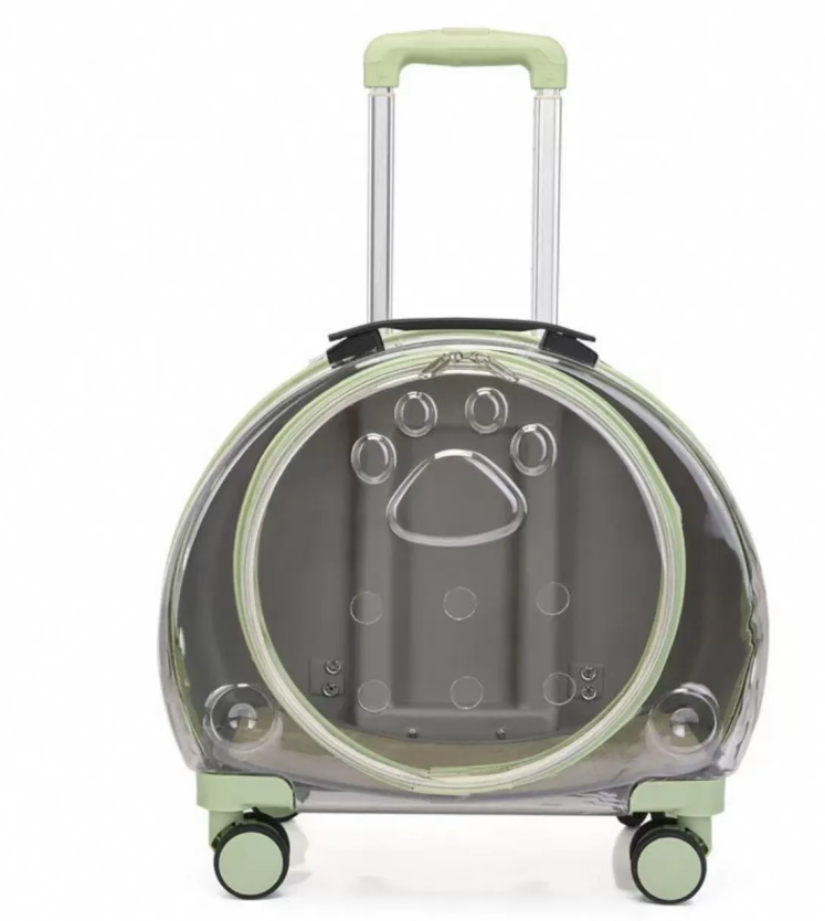 New pet suitcase, fully transparent cat bag, universal aviation case, dog outdoor backpack, portable bubble box
