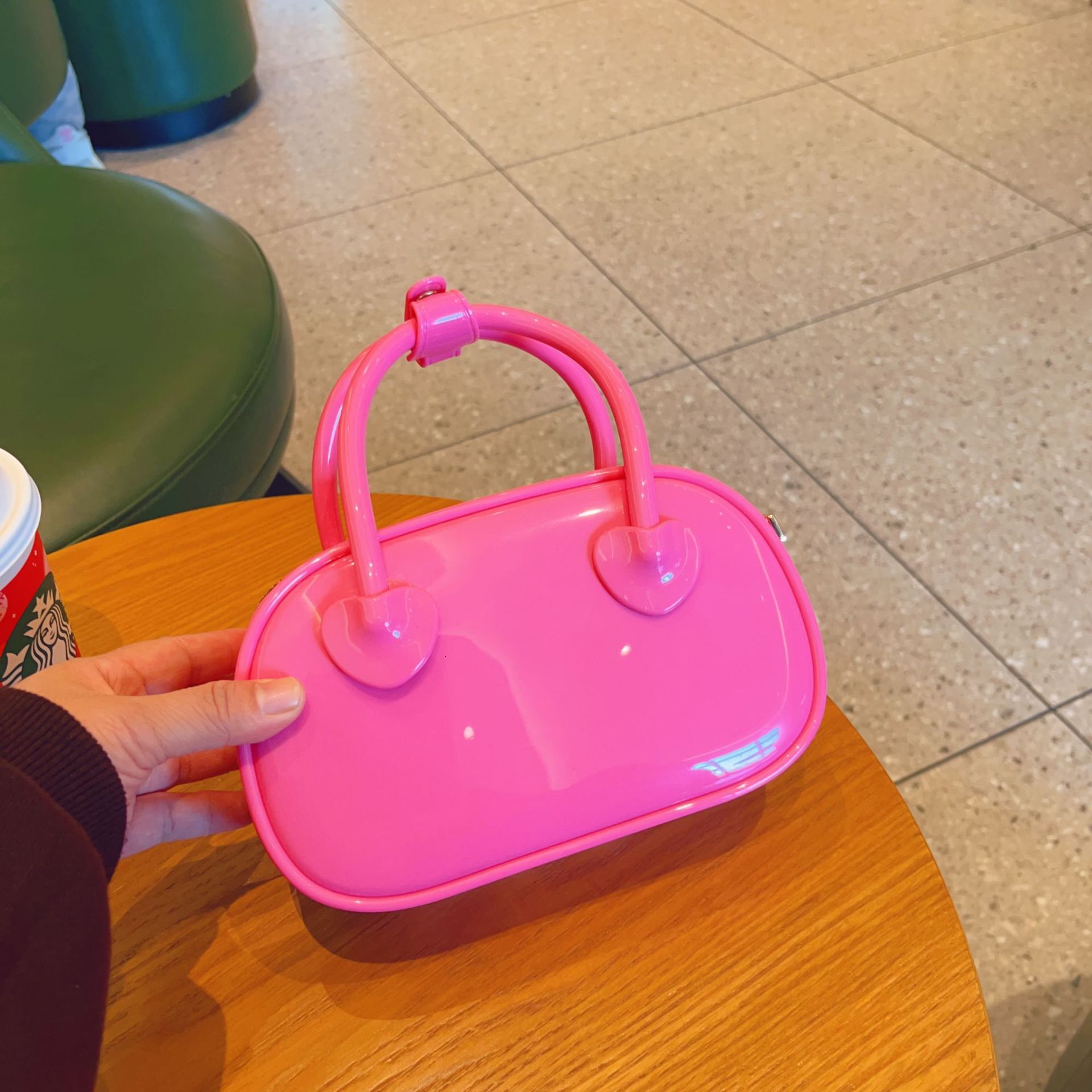 New bag 2025 jelly summer candy color shoulder patch designer mini fashion high-end retro versatile handbag armpit bag