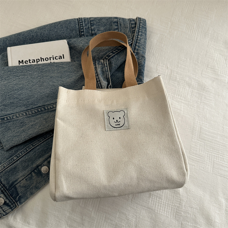 Free Delivery Designer Bag Office 2025 New Ladies' Tote Lunch Box Small Canvas Large Capacity Luxury Bag