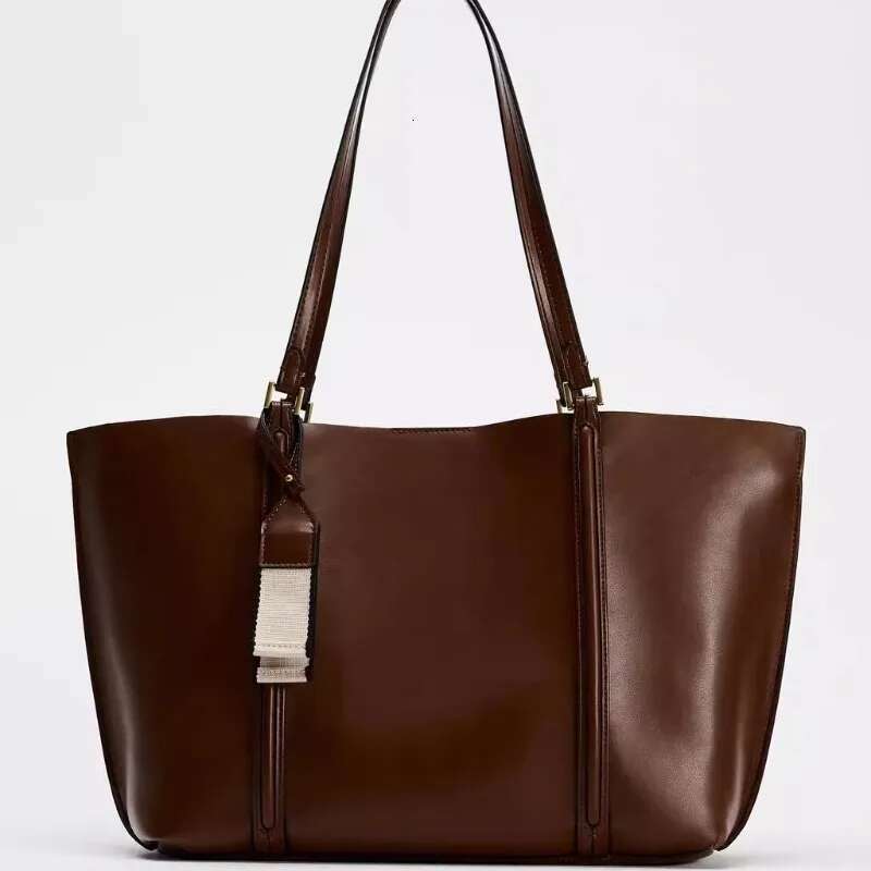Tote New Fashionable Retro Large Capacity One Shoulder Shopping Bag For Working, Commuting And Going Out