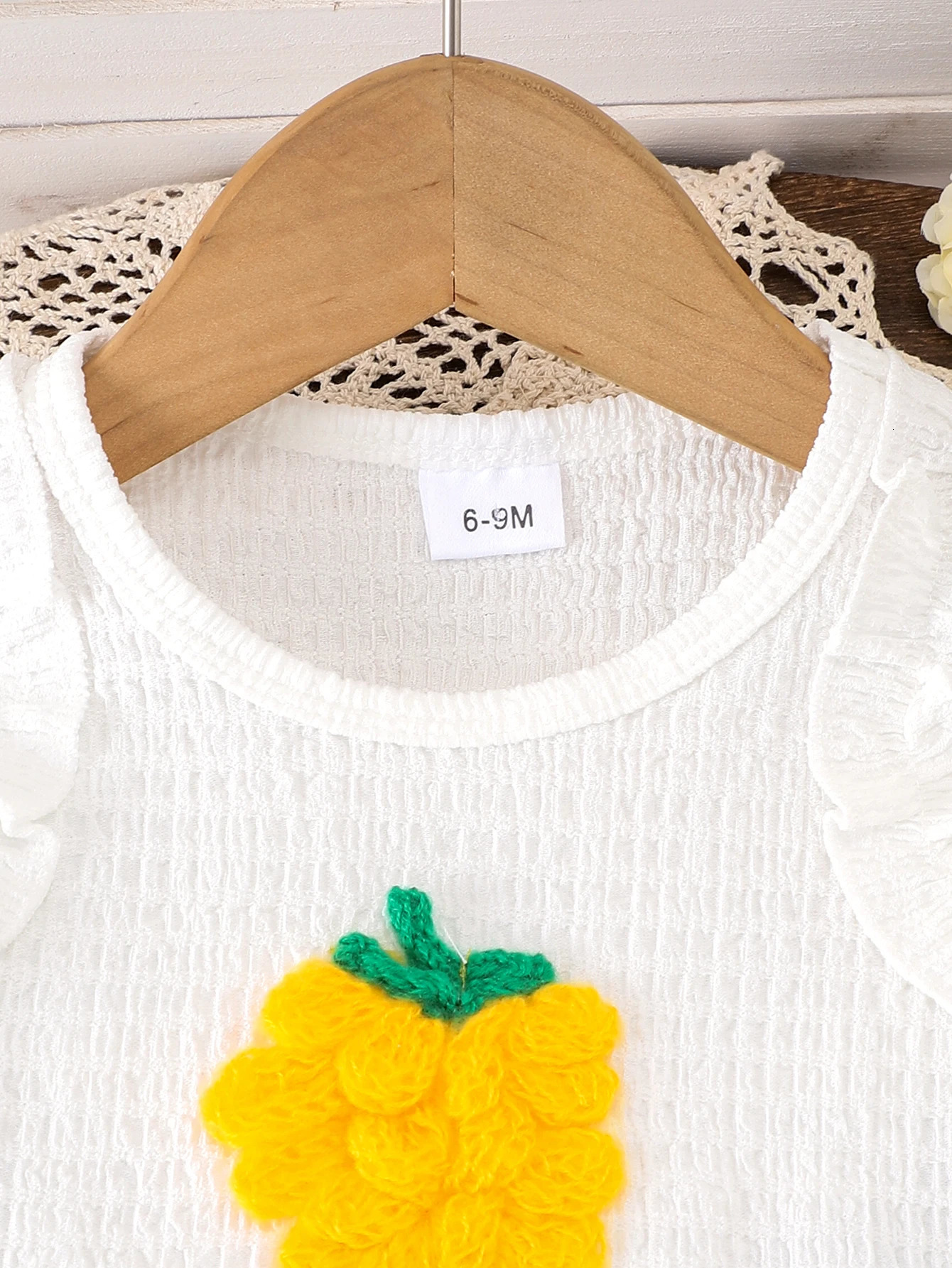 2PCS Summer Girl 2-7 Years Old Sweet And Cute Strawberry Chapter Rice White Vest Trousers 250515