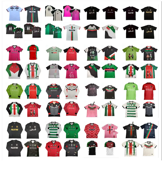 NEW Palestine Soccer Jerseys CARRASCO CORNEJO SALAS DAVILA FARIAS home away football shirt 22 23 24 25 26 third Palestino football Long sleeve Shirts Men Uniforms