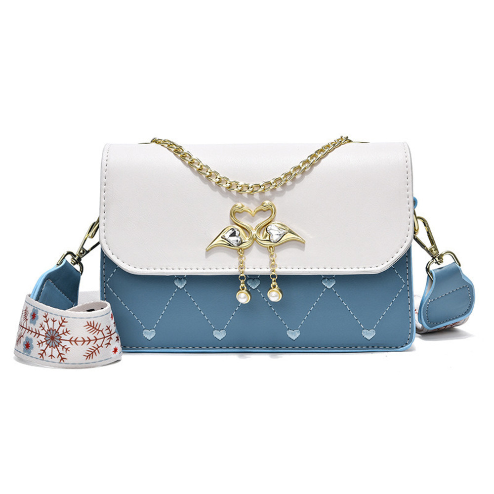 Bag 2025 new stylish women's single shoulder diagonal cross simple and high-end chain small square bag for women