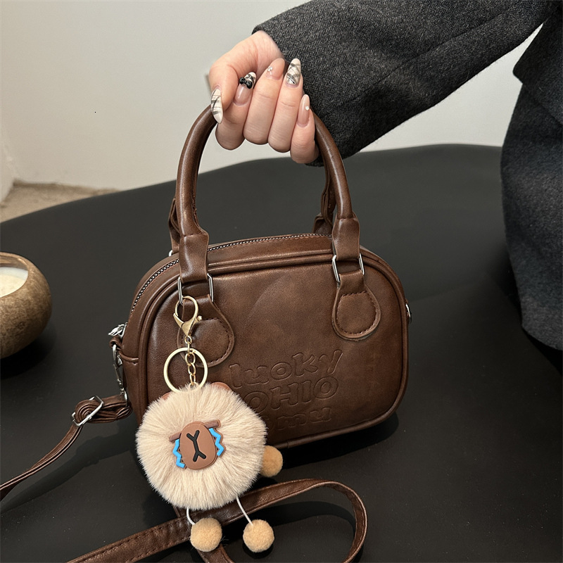 Free Delivery Designer Bag A Niche Maillard Portable Small For Women In 2025 New Versatile Korean Style Fashionable Texture Single Shoulder Crossbody 