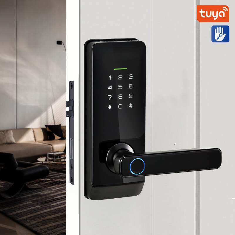 Multifunctional household fingerprint lock indoor door intelligent password lock apartment rental wooden door electronic lock