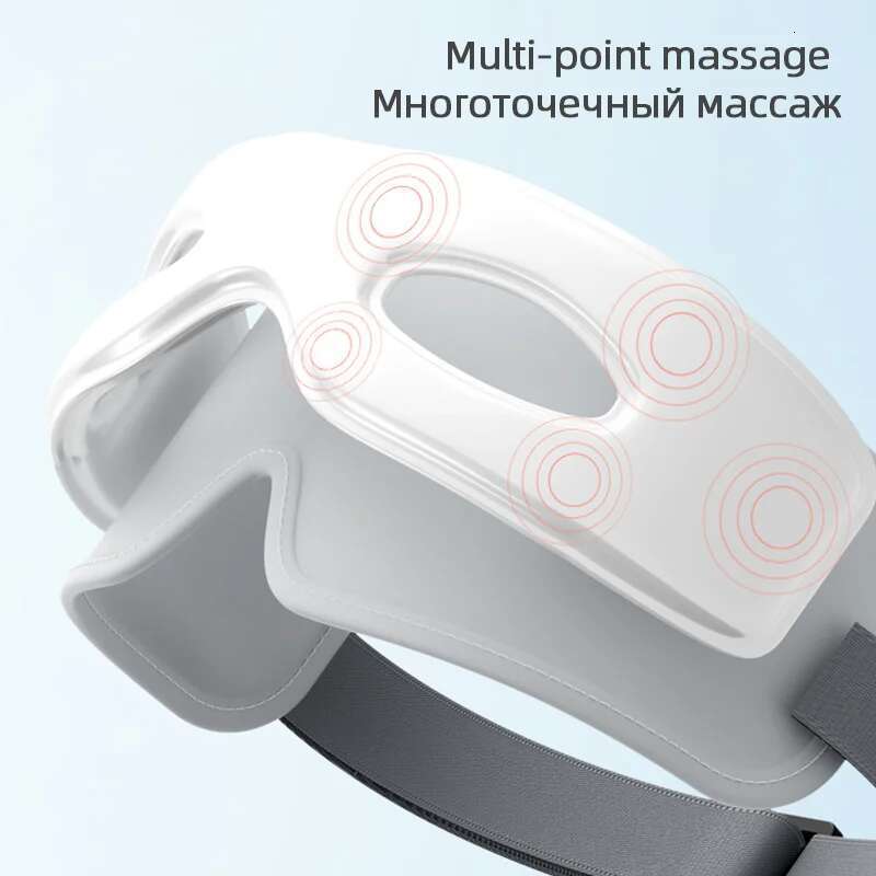 Massager Heating Eyes Mask With Music Airbag Massage For Migraines, Dry Eye, Eye Strain, Dark Circles Relief Improve Sleep