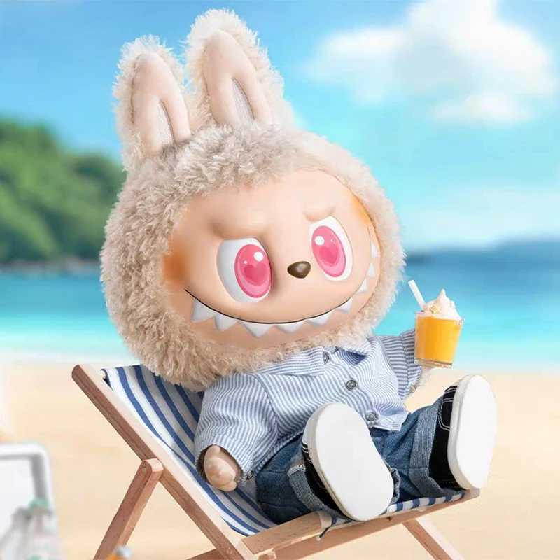 The Monsters Labubu Sit-Down Par Series Anime 5.9inch Vinyl Face Doll Figure Model Bag Keychain Surprise Gift Toy Free shipping