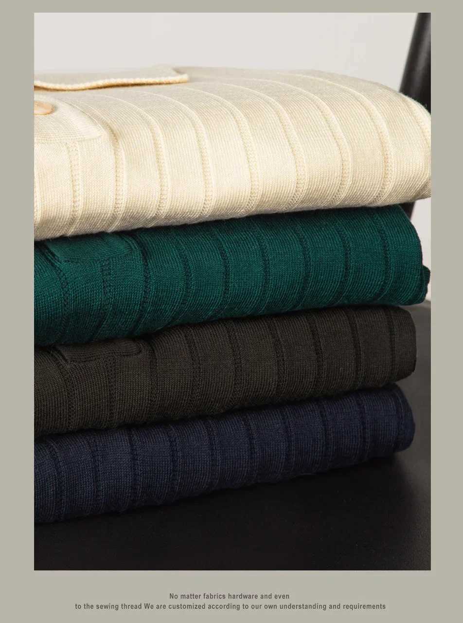 Summer mens Italian polo shirt High quality mulberry silk skin-friendly fabric American retro slim-fit lapel knit mens shirts W250515