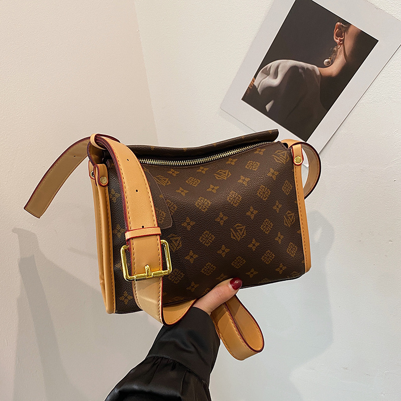 Designer Bag Luxury Bag Vintage Floral Underarm Pillow Printed Shoulder Shoulder Bag Tote Purse For Women Retro Niche Crossbody