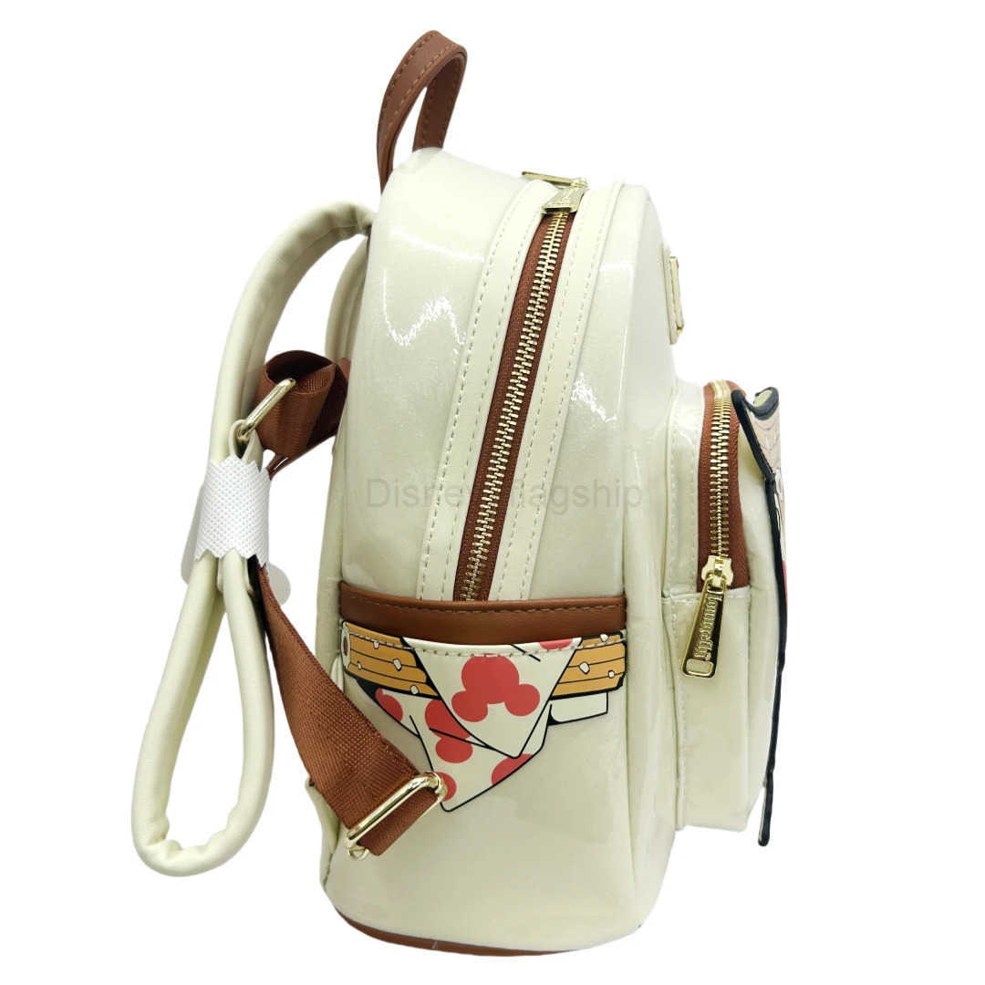 Disney Mickey Mouse Pu Leather Womens Backpack Princess Series Cosplay Leisure Travel Bag Mini Childrens SchoolbagXJ250515