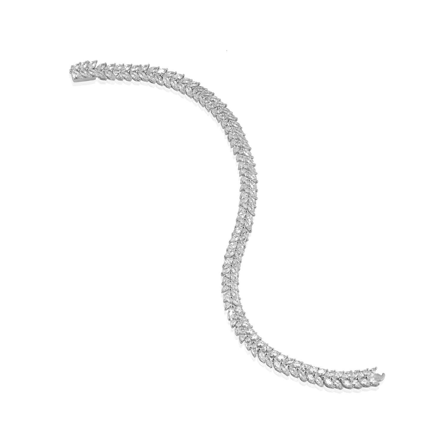 Fine Jewelry High-End Tennis Moissanite Sterling Sier Fashion Bracelet for Dateing