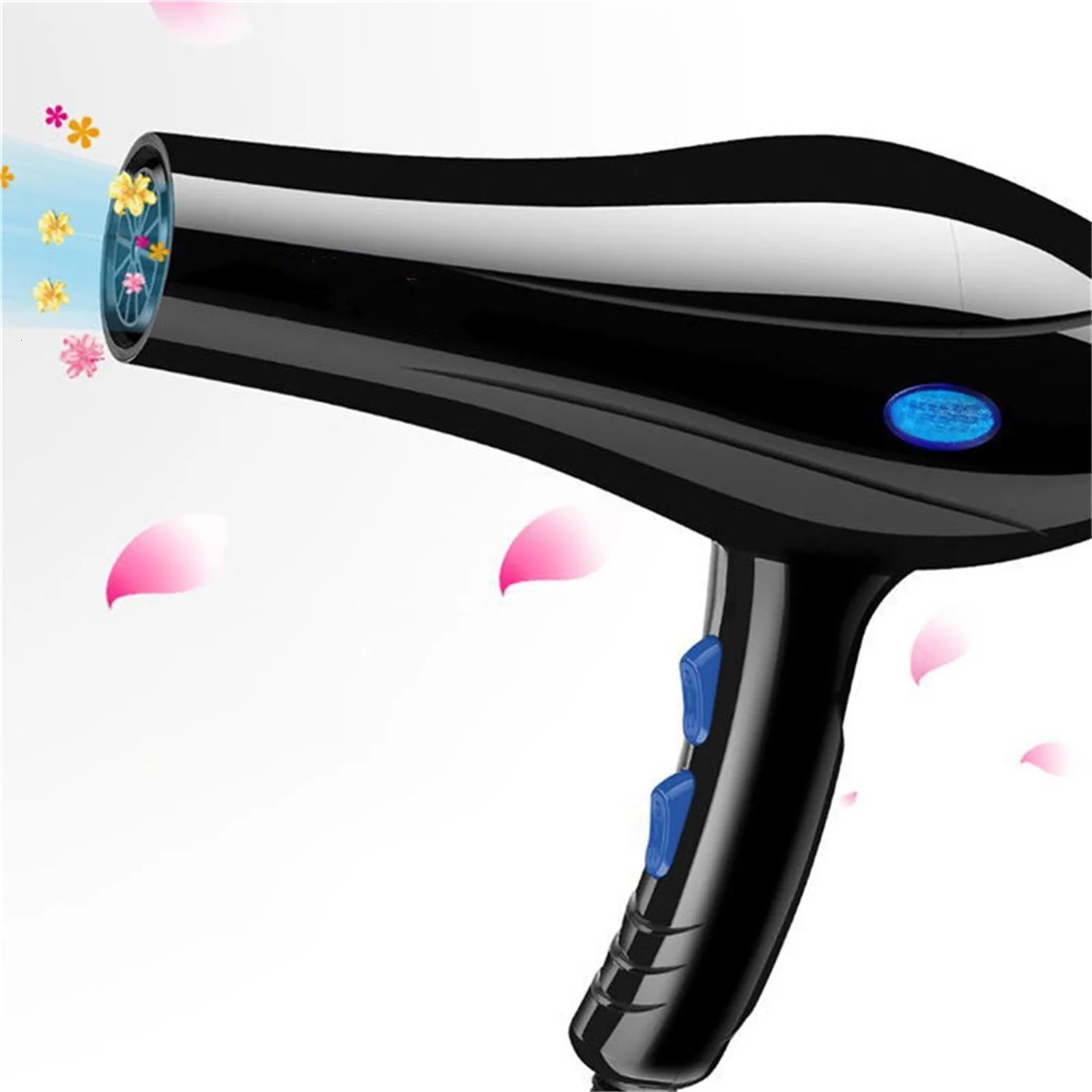 Hair Dryer 2200W Professional Powerful Hair Dryer Fast Heating And Cold Adjustment Ionic Air Blow Dryer with Air Collecting 250513