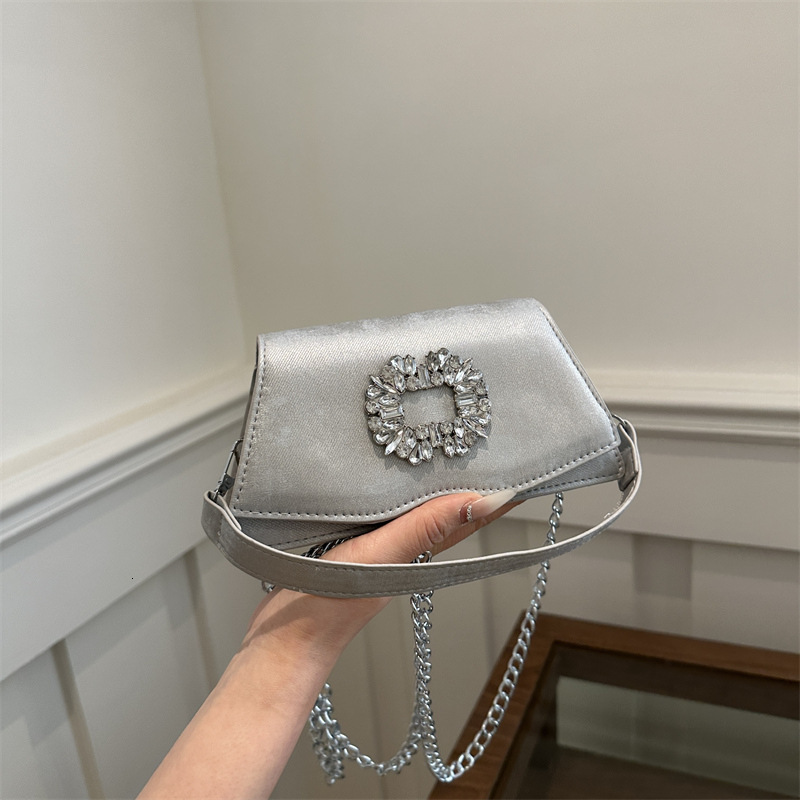 Free Delivery Designer Bag Fashionable Small Square 2025 Winter New Simple And Fashionable Hand Women's Stylish Single Shoulder Crossbody Luxury 